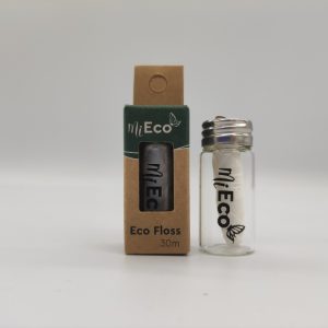 MiECO Dental Floss in Glass Dispenser (30m)